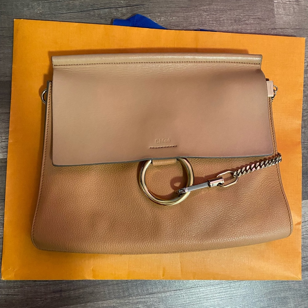 Chloe Faye leather. Medium size